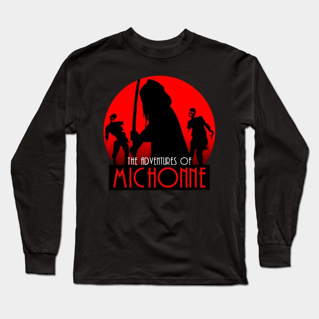 The Adventures of Michonne Long Sleeve T-Shirt by ChrisPierreArt